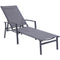 Hanover Alum Chaise Lounges and Tile Top Fire Pit NAPCHS3PCFP-GRY