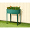 Hanover Galvanized Steel Raised Planter Bed with Legs HANRSGB-1GRN
