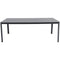 Hanover Aluminum Sling Folding Chairs, Glass Top Table FRESDN7PCFD-GRY