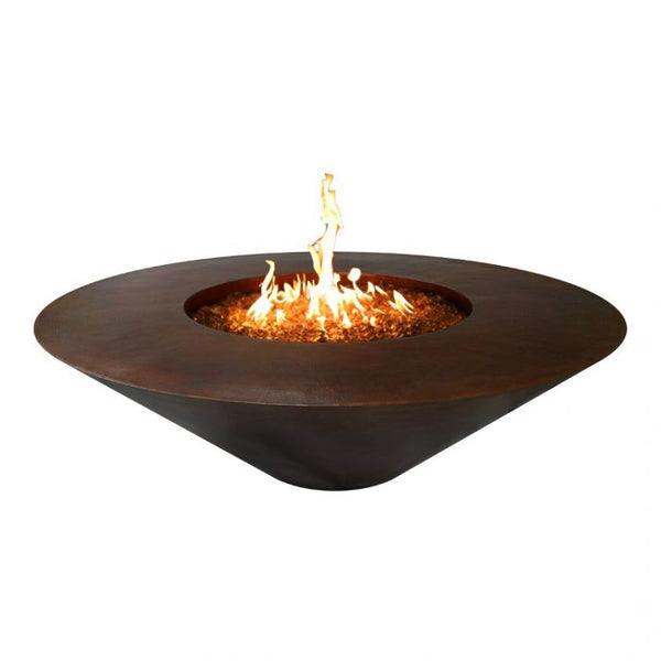 The Outdoor Plus Cazo Round Copper Fire Pit 48" OPT-RS48
